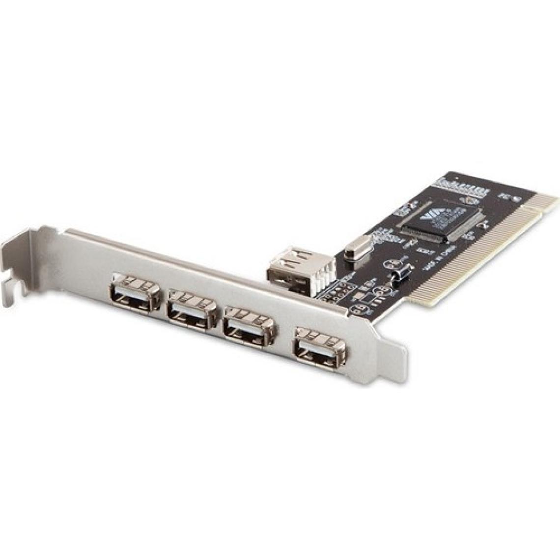 Rain 4+1 Port PCI USB Çoklayıcı Kart