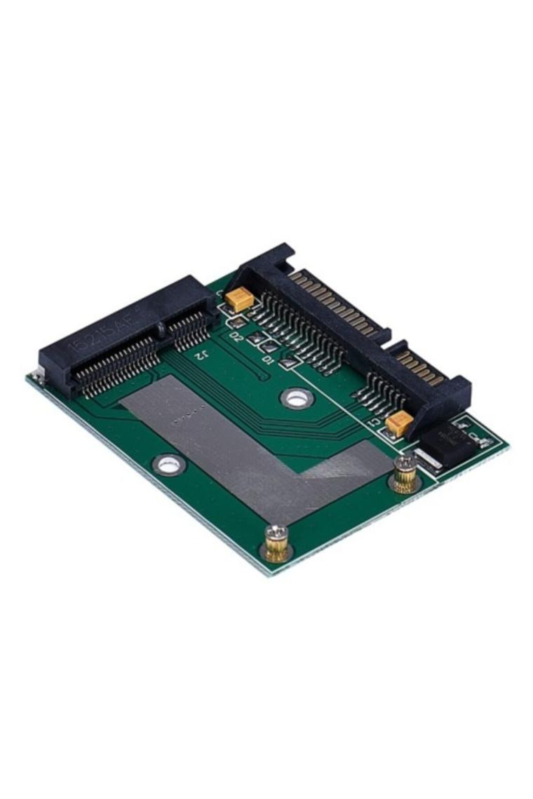 5137 Msata (mini Sata) Ssd To Sata Çevirici Dönüştürücü Adaptör