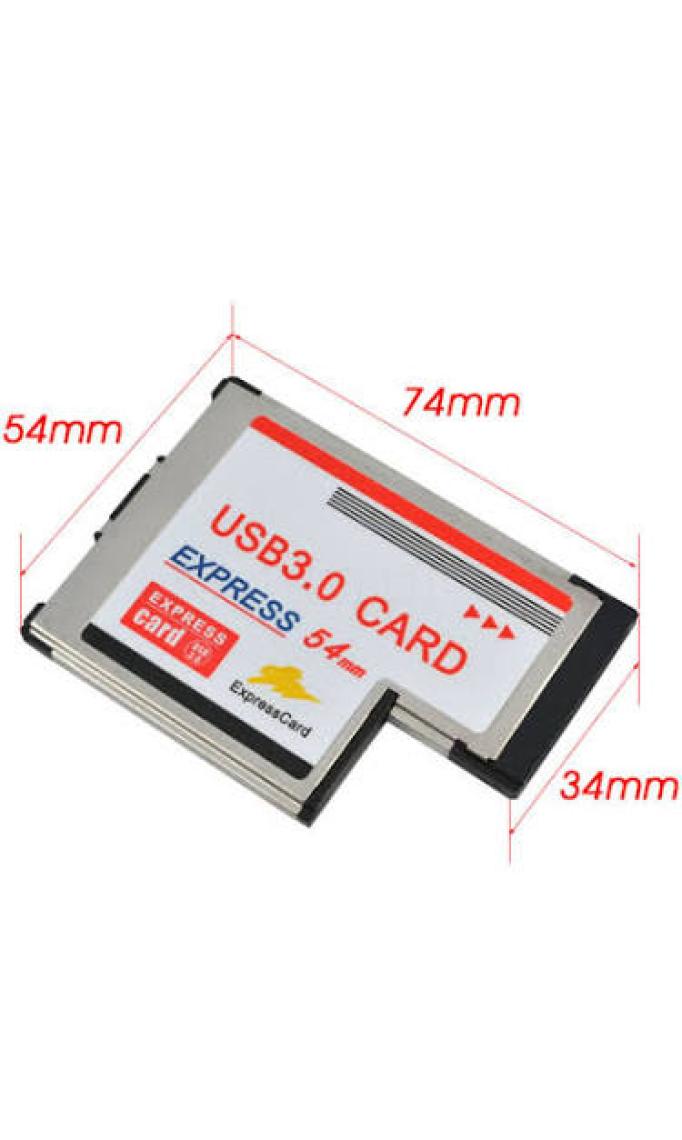 Alfais 5119 2 Port Usb 3.0 54Mm Express Cardbus Pcmcia Adaptör Kartı