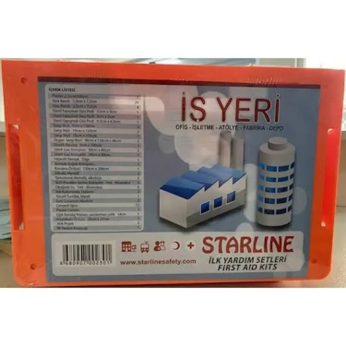 Starlıne Ilk Yardım Seti Iş Yerleri- Ofis-Atölye- Fabrika-Depo