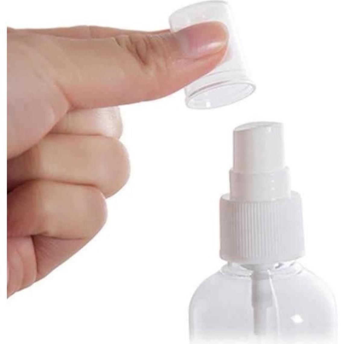 Güvenç Ambalaj Plastik Şeffaf Boş Şişe Spreyli 100ML - 5 Adet