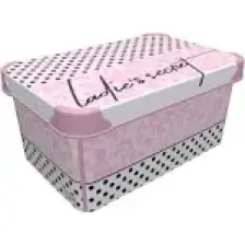 Qutu Style Box Ladys Secret 5 L Dekoratif Saklama Kutusu