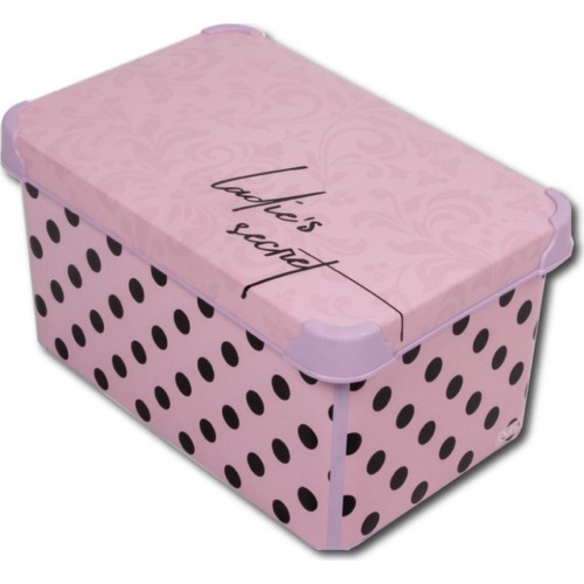 Qutu Style Box Ladys Secret 3 Parça Set Dekoratif Saklama Kutusu