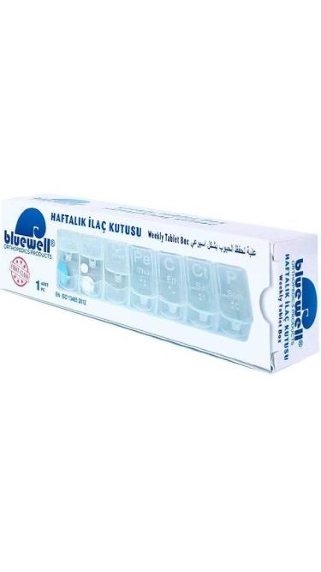Bluewell Haftalık Ilac Saklama Kutusu