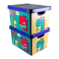 Style Box Dude Dekoratif Oyuncak Kutu Seti - 2x 20 Litre