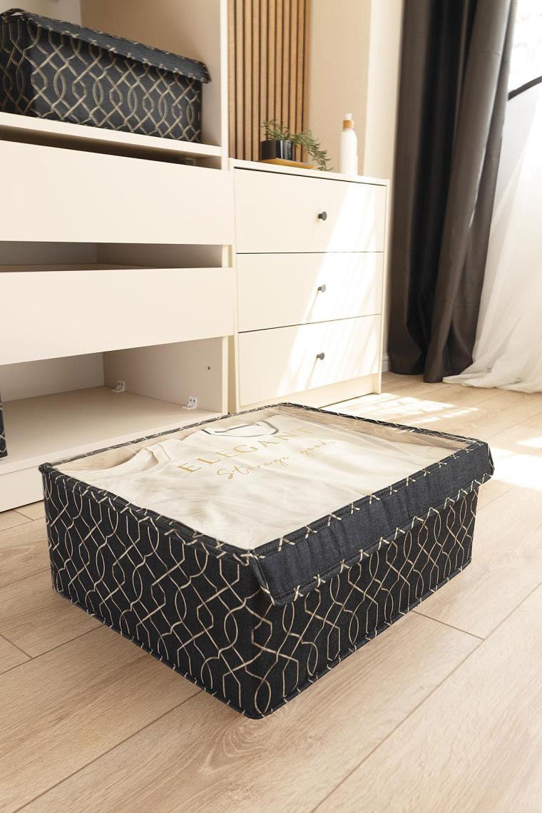 Pikas Alas Elegant Kapaklı Baza Kutu 51X39X19 cm