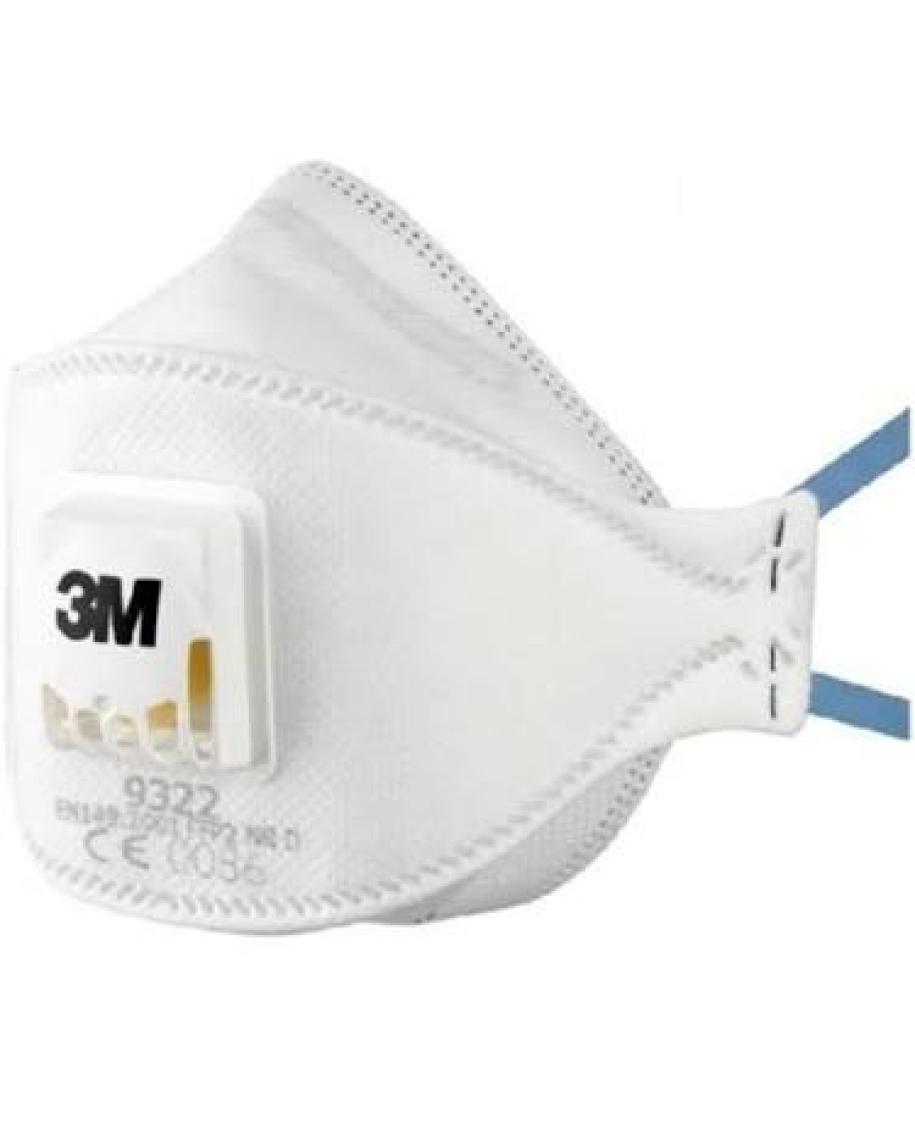 3M 9322 Aura Ffp2  Ventilli Solunum Koruyucu Maske- 1- Adet
