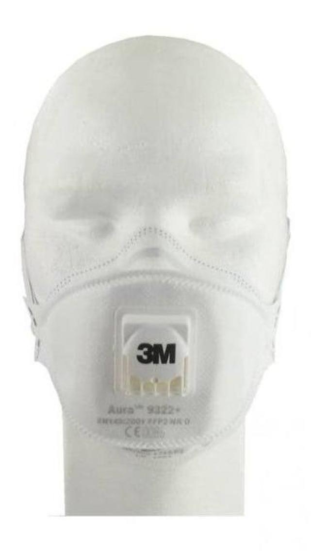 3M 9322 Aura Ffp2  Ventilli Solunum Koruyucu Maske- 1- Adet