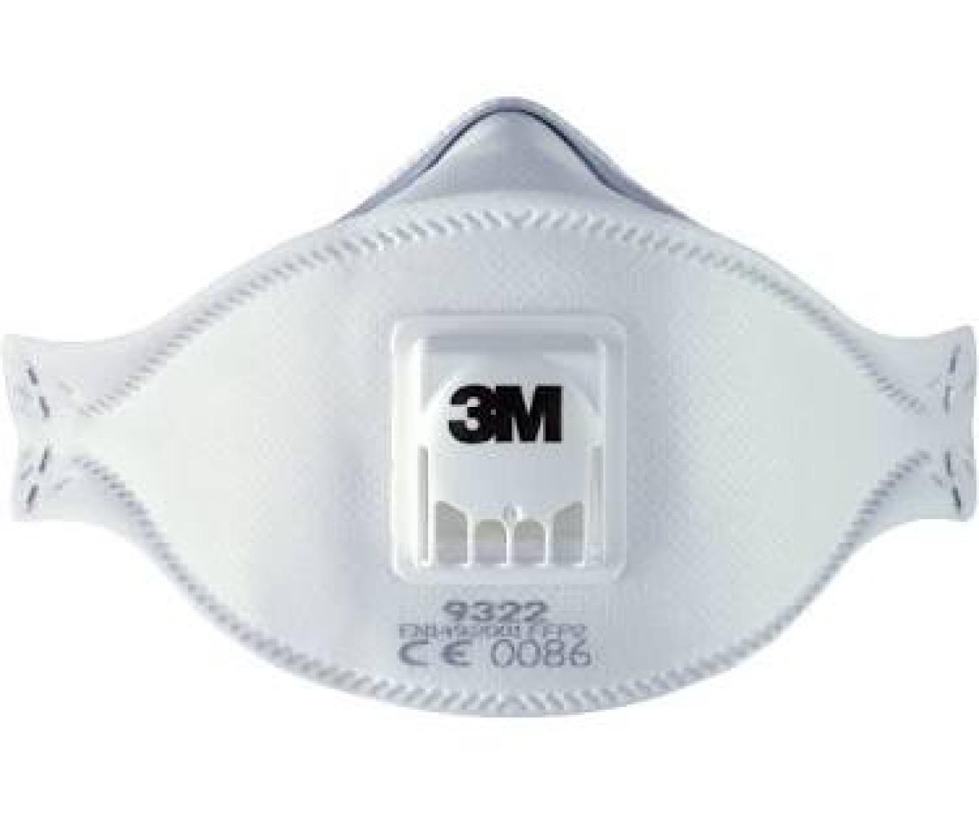 3M 9322 Aura Ffp2  Ventilli Solunum Koruyucu Maske- 1- Adet