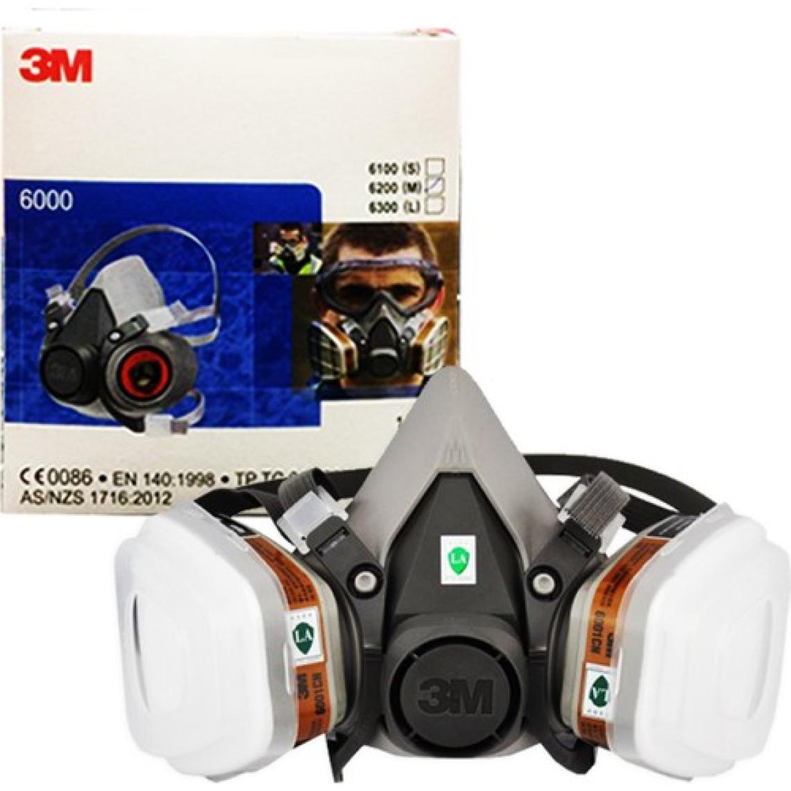 A+ 3M 6200 Gaz - Buhar - Boya Maskesi Takım - Orta Boy - Medium