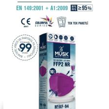 Musk KF94 Kore Tipi FFP2 Maske 10 Adet