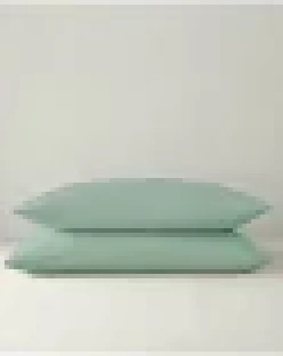 English Home Pure Pamuklu 2'Li Yastık Kılıfı 50 x 70  cm  Çağla Yeşili