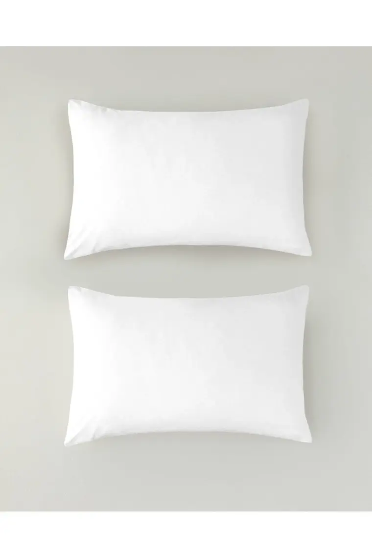 English Home Pure Pamuklu 2'li Yastık Kılıfı 50X70 cm Beyaz