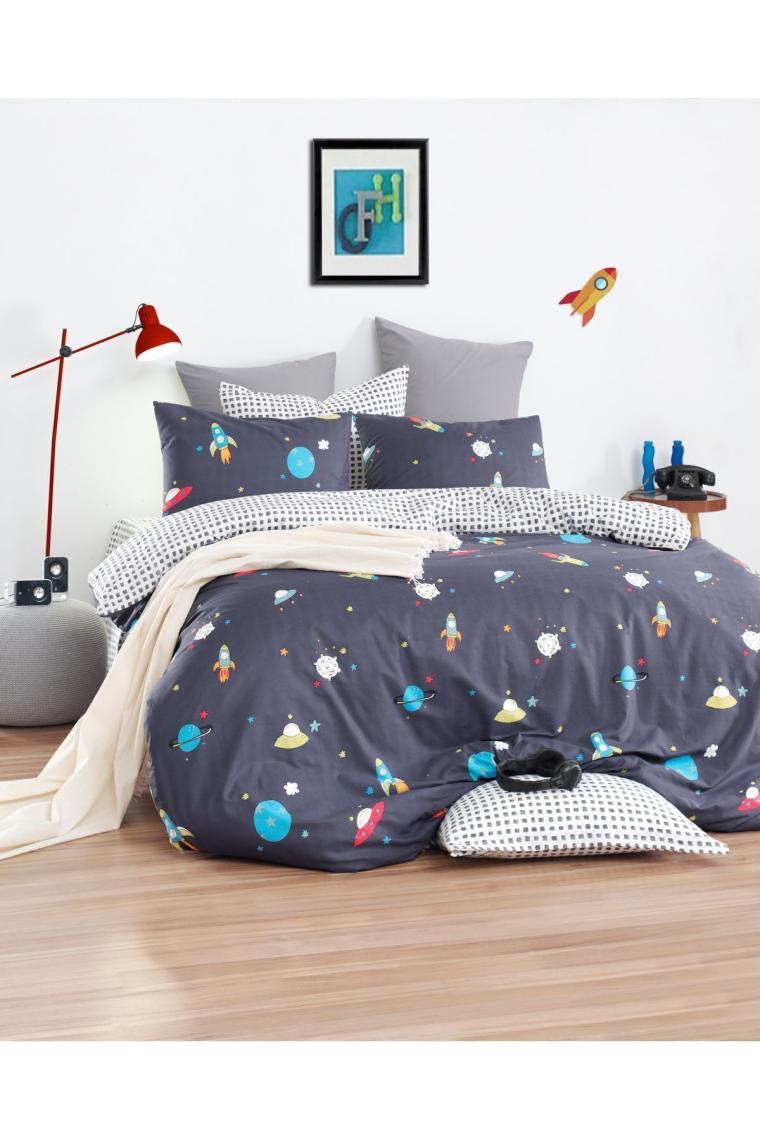 Eponj Home 2li Yastık Kılıfı Uzay Lacivert 50X70 cm