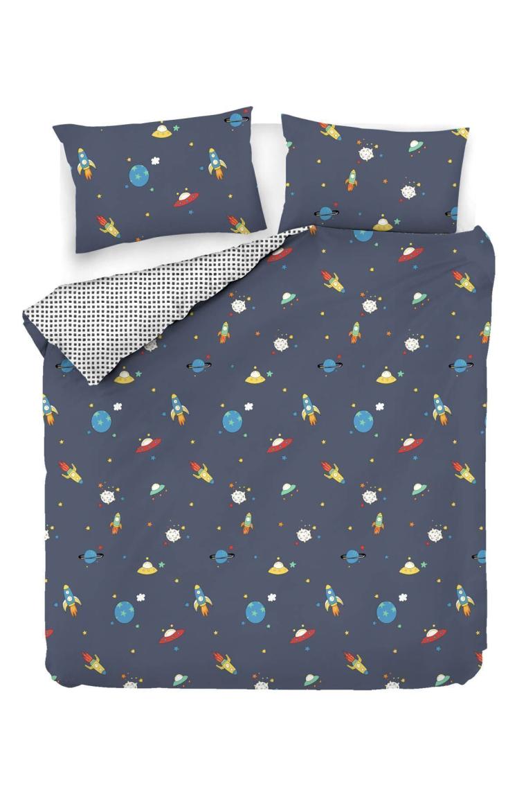 Eponj Home 2li Yastık Kılıfı Uzay Lacivert 50X70 cm