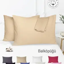 Vionel Home %100 Pamuk 2’li Çizgili Saten Yastık Kılıfı 50 x 70 | Balköpüğü
