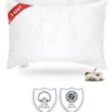 Vionel Home %100 Pamuk Kapitone Yastık Koruyucu Kılıf (50X70 Cm) 2 Adet