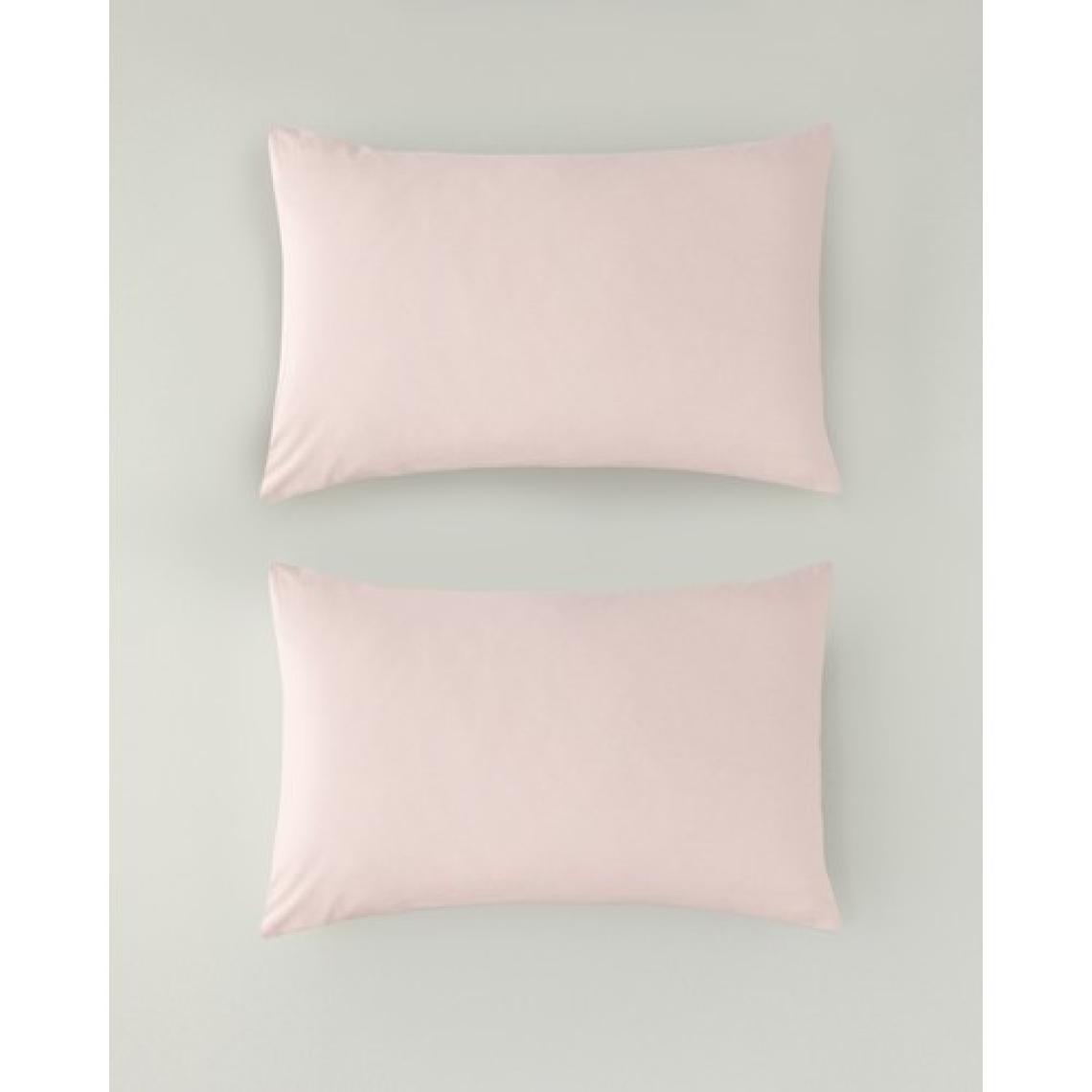 English Home Pure Pamuklu 2'li Yastık Kılıfı 50X70 cm Toz Pembe