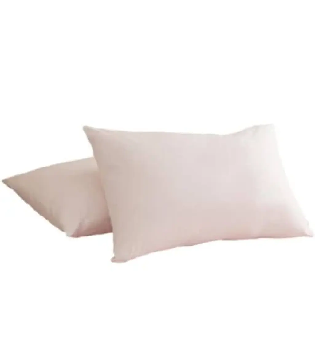 English Home Düz Pamuklu 2'li Yastık Kılıfı 50x70 cm Toz Pembe