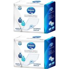 Mavi Beyaz Mavi BeyazMavi Beyaz Hasta Alt Açma Yatak Koruyucu Örtü 60*90 Cm 60 Adet (2pk*30) Kaydırmaz Bantlı