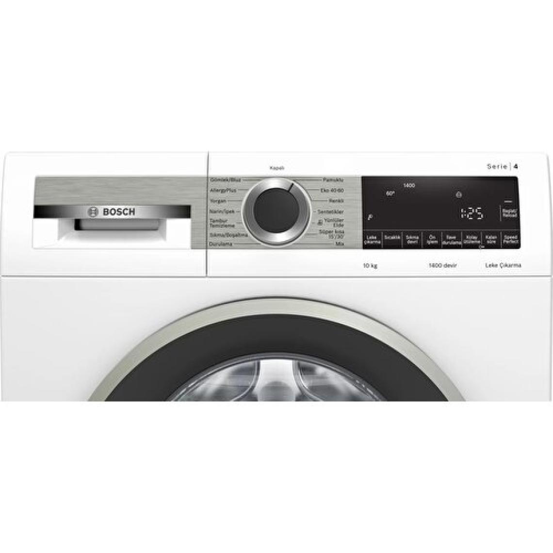 Bosch WGA254X0TR 10 kg 1400 Devir Çamaşır Makinesi