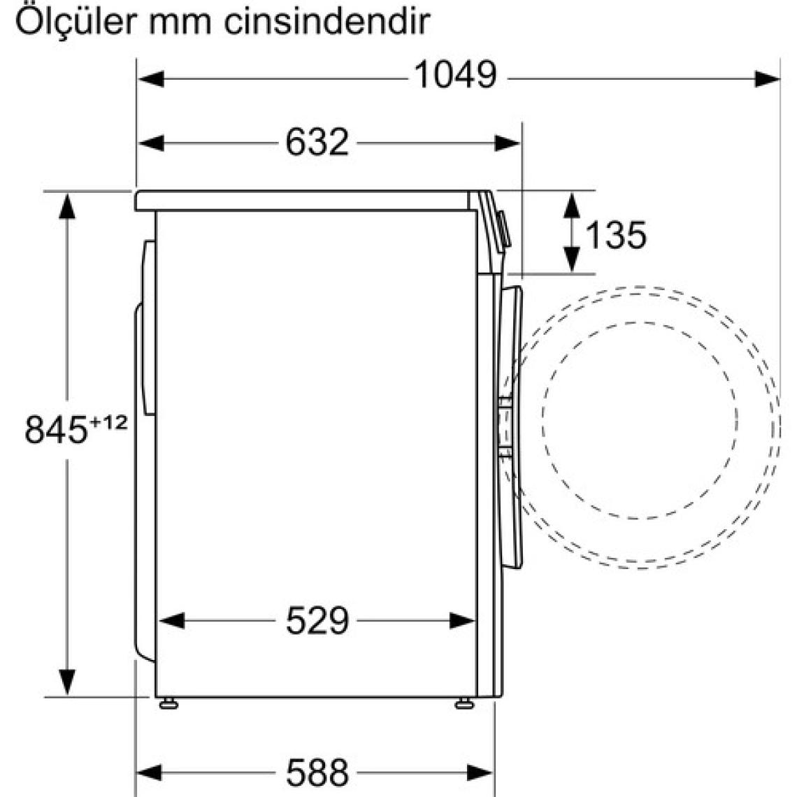 Bosch WGA141X1TR 9 kg 1000 Devir Çamaşır Makinesi
