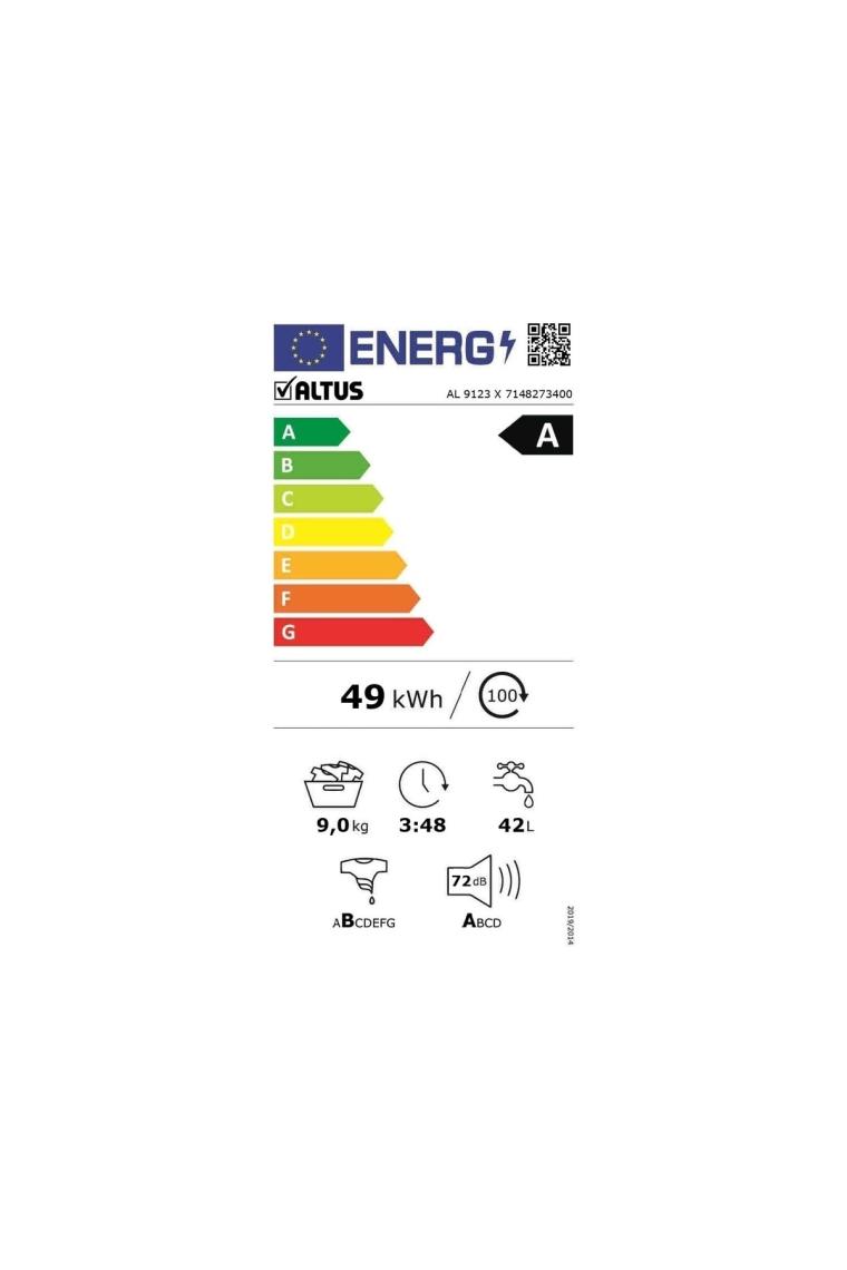 Al 9123 X 9 Kg. 1200 Devir Çamaşır Makinesi