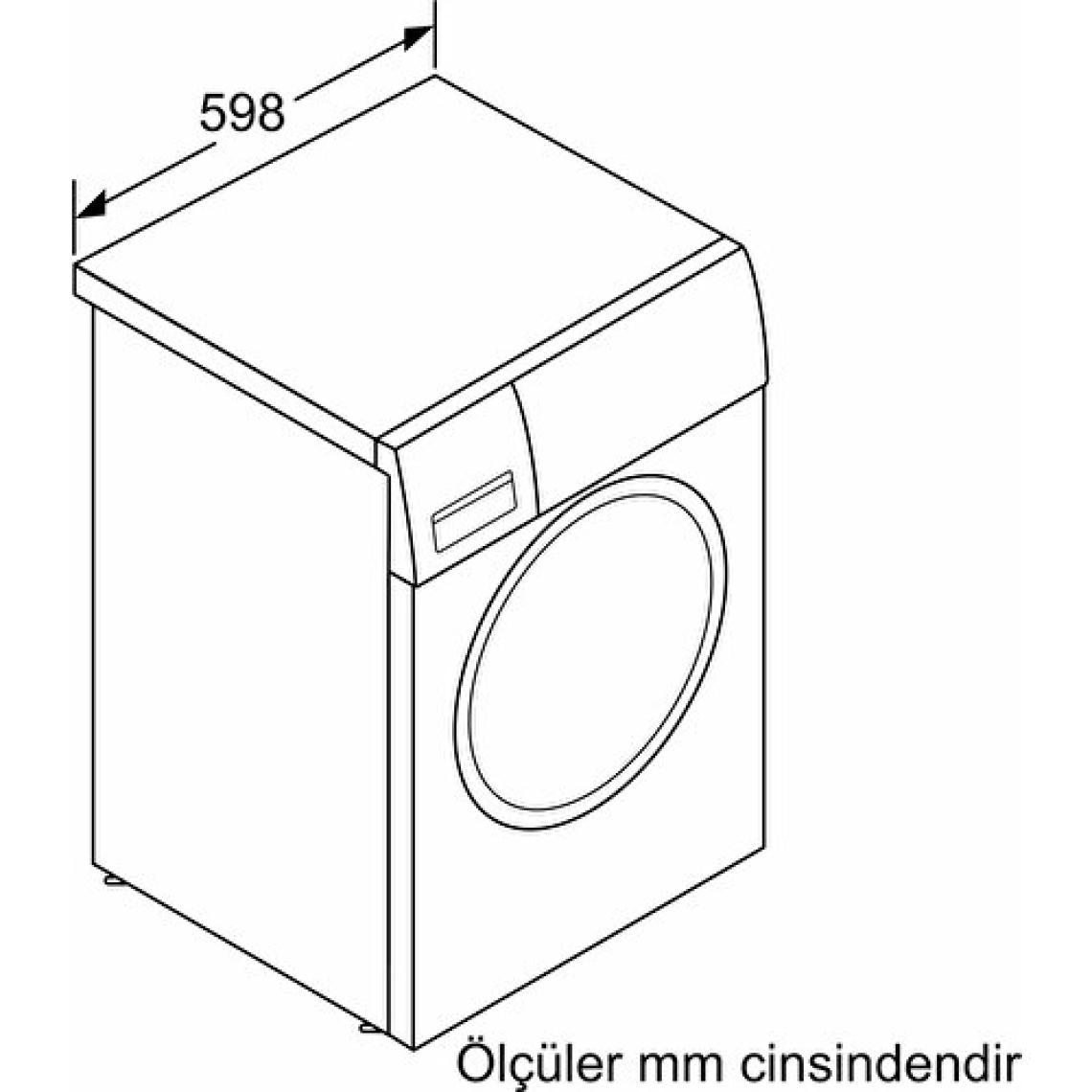 Profilo CMJ10181TR C Enerji Sınıfı 8 Kg Yıkama 1000 Devir Çamaşır Makinesi
