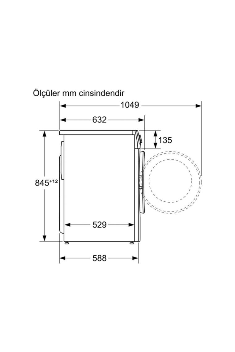 Profilo CGA142X0TR A Enerji Sınıfı 9 kg 1200 Devir Çamaşır Makinesi