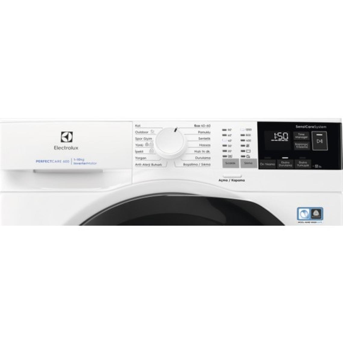 Electrolux EW6F421BT 10 kg 1200 Devir Çamaşır Makinesi