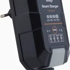 Mioji Mio 1000 1A 6V ve 12V Araba Şarj, Akü Bakım, Damlama Şarj Cihazı ve Motosiklet, ATV, Lityum ve Derin Döngülü Aküler için Kükürt Giderici Akıllı  Akü Şarj Cihazı