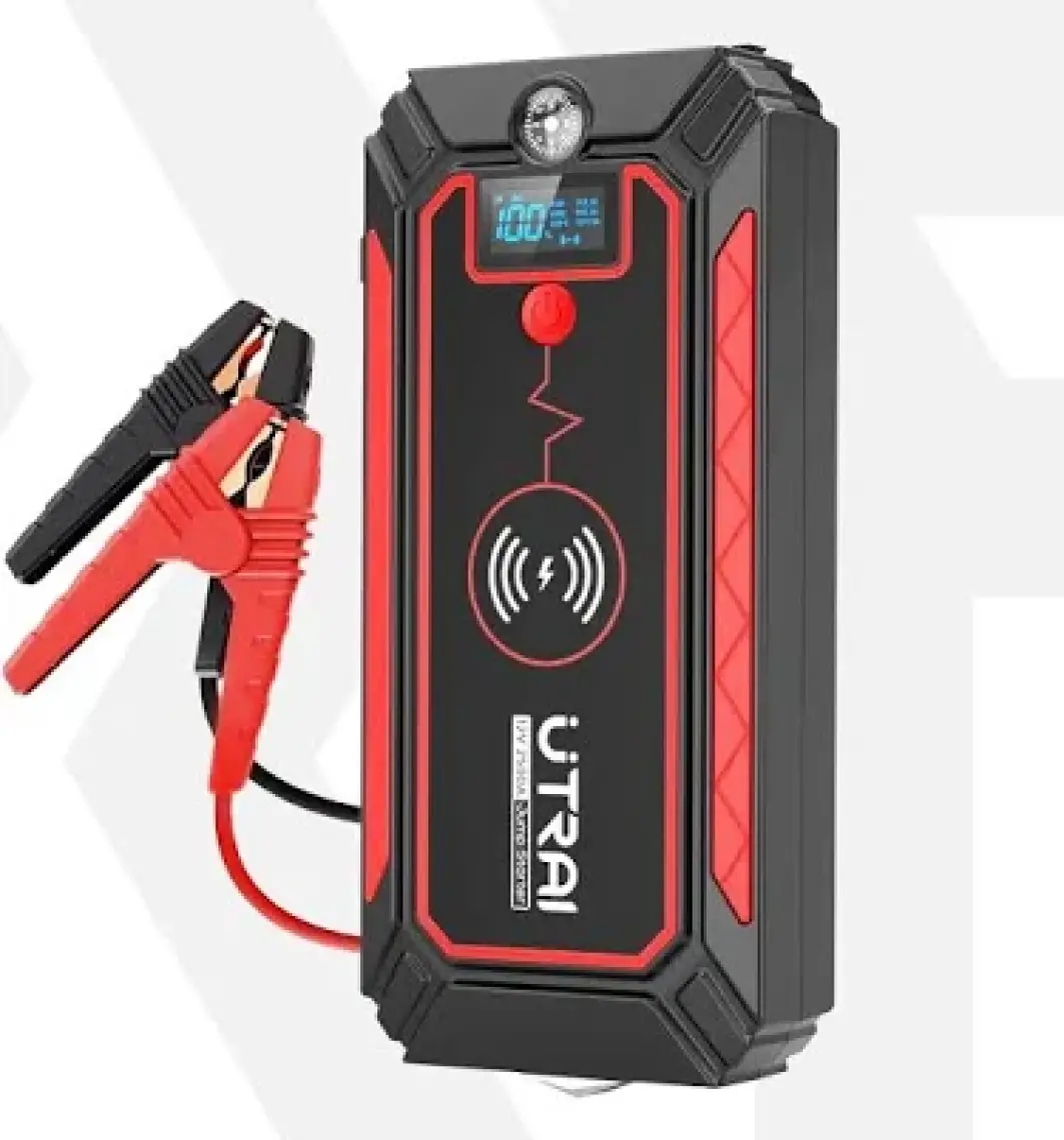 Ütraı Jstar 4 24000 Mah 2500A Jump Starter Taşınabilir Akü Takviye Cihazı ( Kablosuz Şarj + Pusula + Çanta + LED Lamba + Powerbank )
