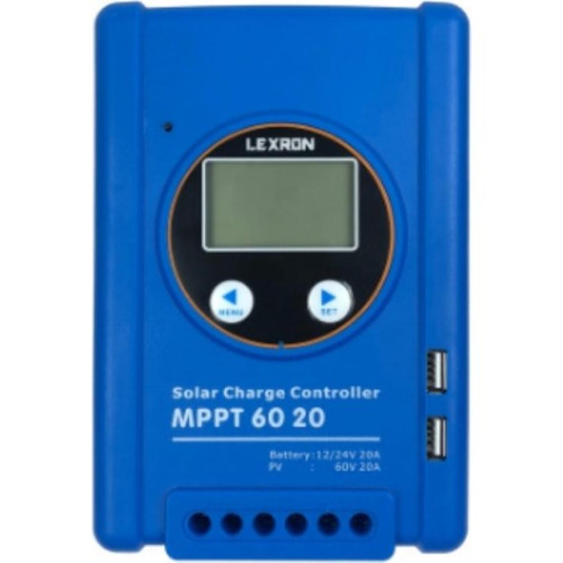 Lexron 20 Amper 12V -24V Mppt Solar Şarj Kontrol Cihazı