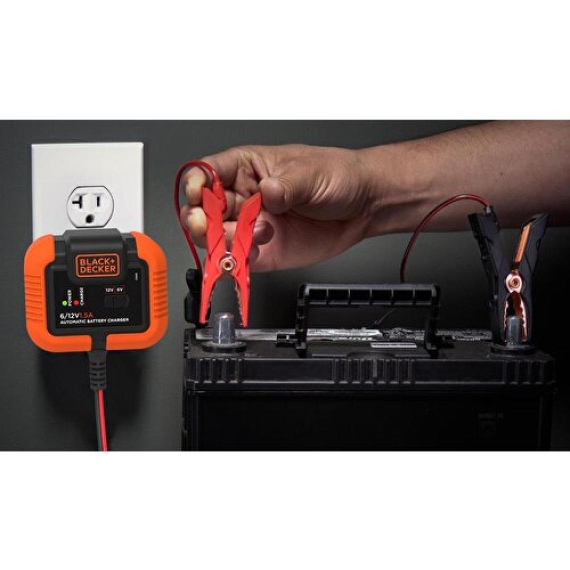 Black Decker BXA21 6V/12V 72A Akıllı Akü Şarj ve Akü Bakım Cihazı