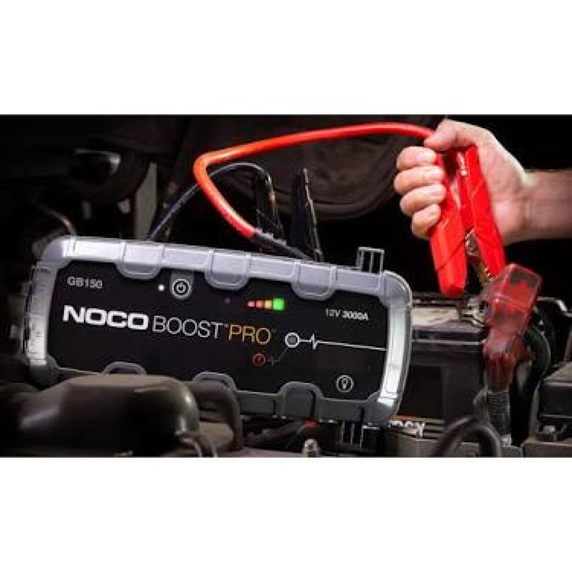 NOCO Genius GB150 12V 3000Amp Ultrasafe Lityum Akü Takviye + Powerbank + Led Lamba