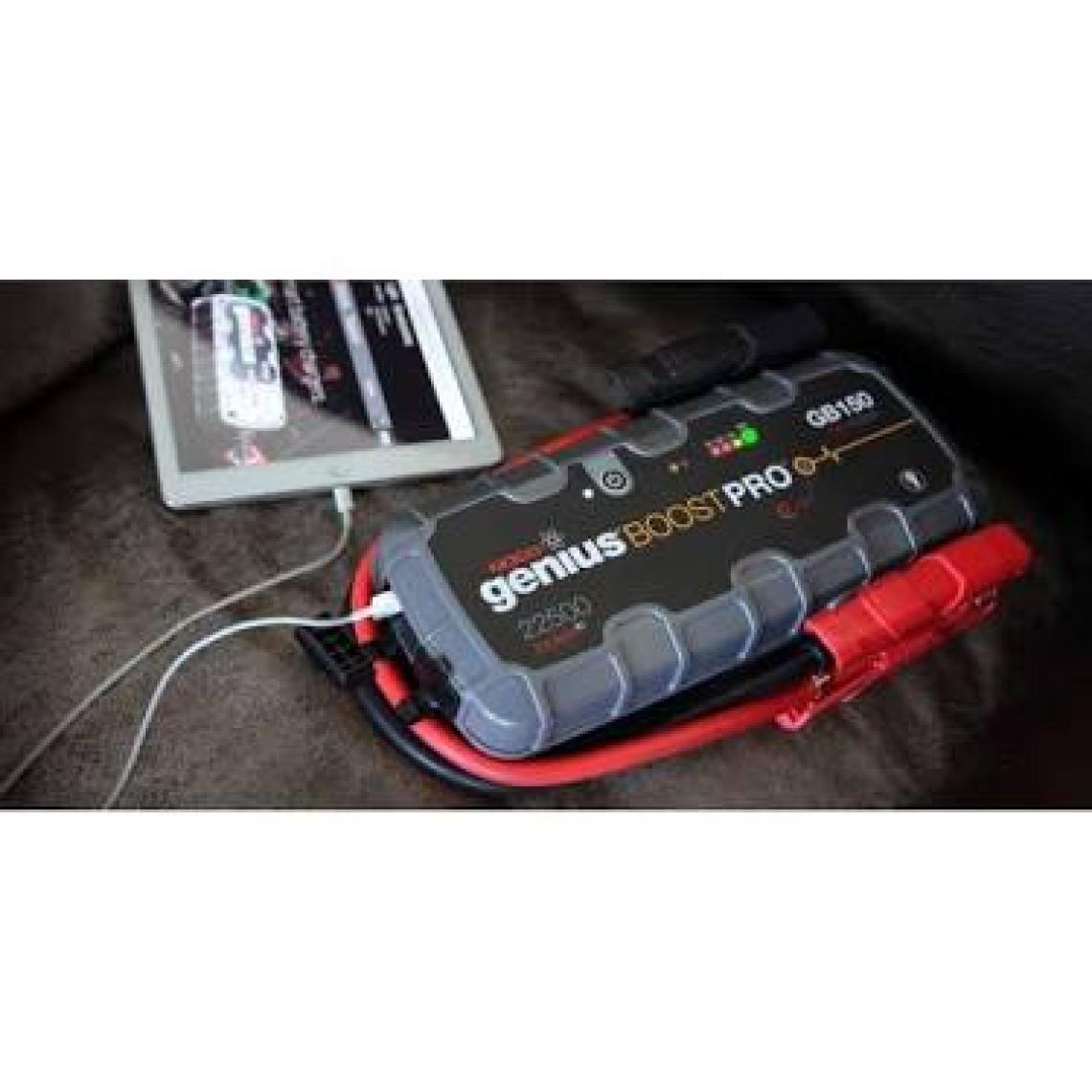 NOCO Genius GB150 12V 3000Amp Ultrasafe Lityum Akü Takviye + Powerbank + Led Lamba