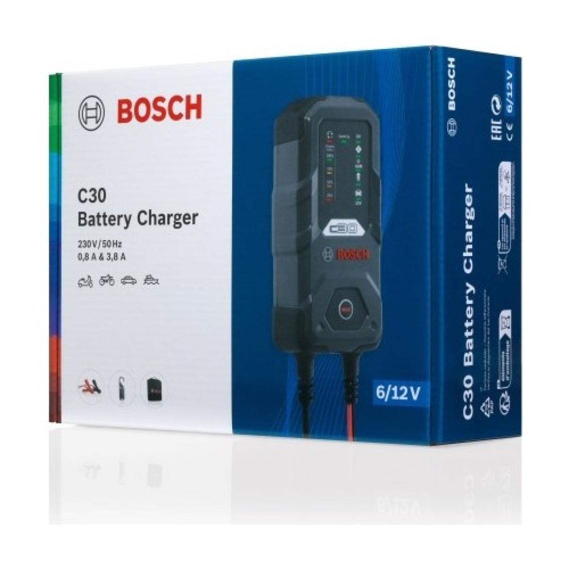 Bosch C30 Akü Şarj Cihazı 6/12V
