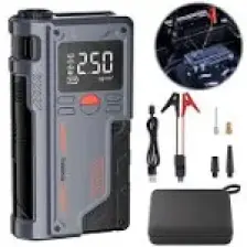 Ezere ST-9631 Pro Tasinabilir Göstergeli Araç Lastik Sisirme ve Starter Akü Takviye Seti