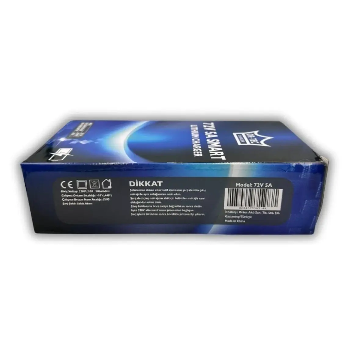 Or-Tec 72V 5A Li-Ion ve Lifepo4 Akıllı Lityum Akü Şarj Cihazı