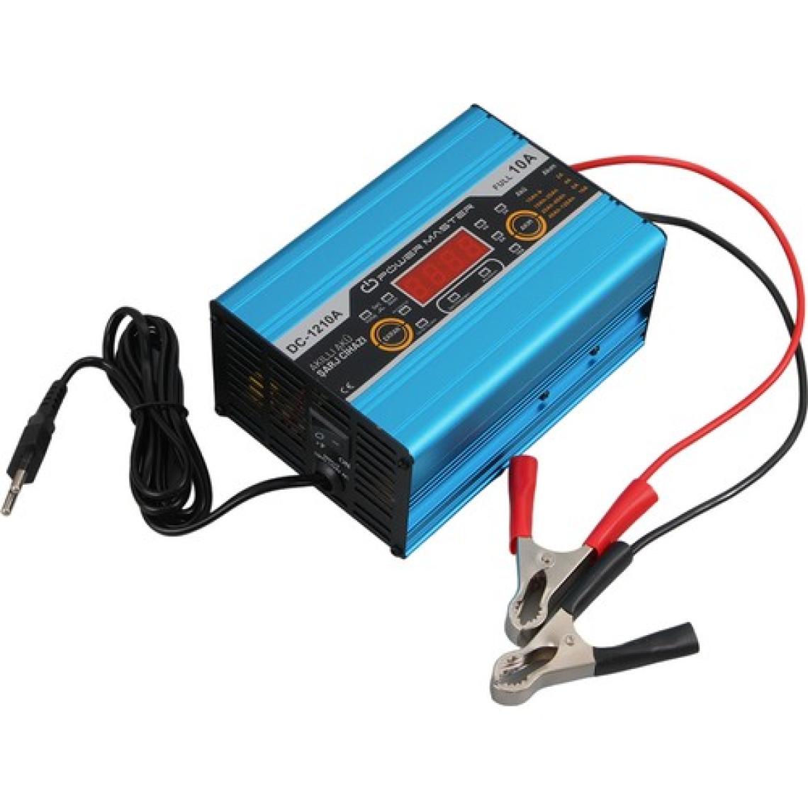 Ayt Powermaster DC-1210A 12 Volt Max 10 Amper Digital Ekranlı Akıllı Akü Şarj Cihazı Aleti Oto Araç Karan Uyumlu