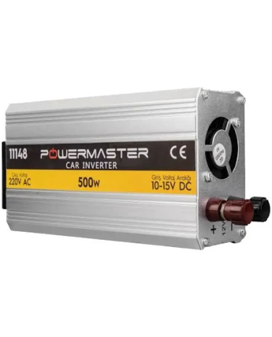 Powermaster 12 Volt 500 Watt Modified Sinus İnverter (10-15 V Arası -220 V AC)-11148
