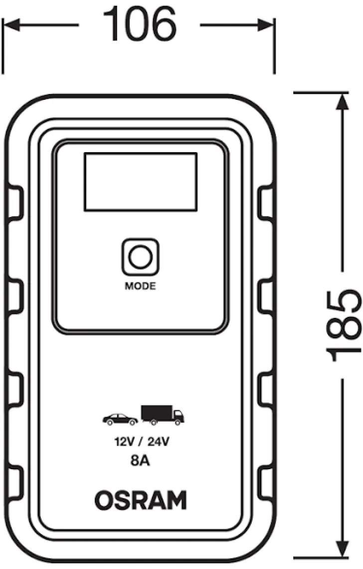 Osram Batterycharge 908 Akü Şarj Cihazı OEBCS908