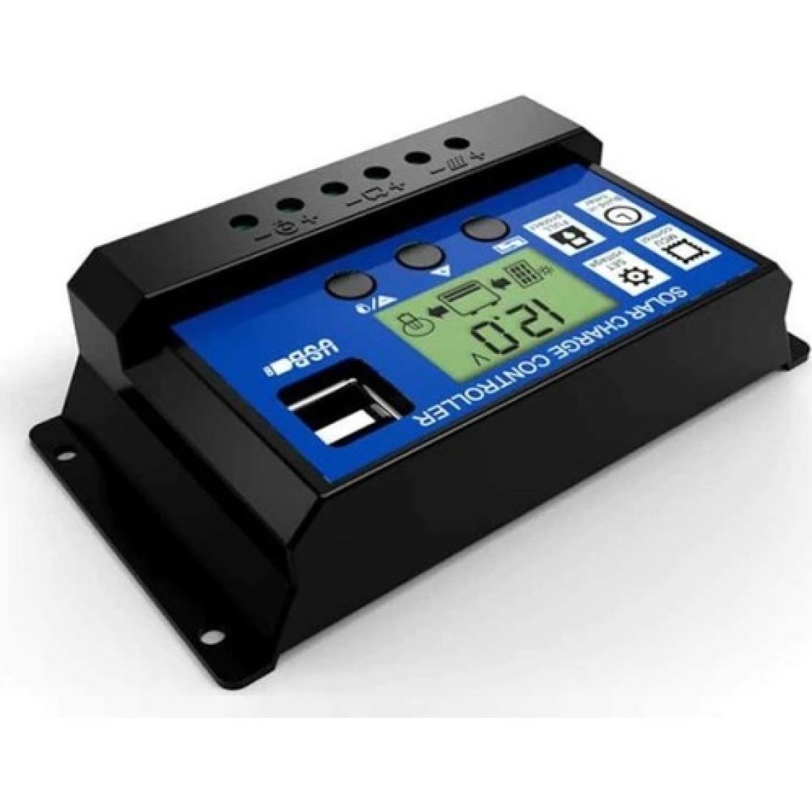 Schulzz Solar Güneş Paneli Akü Şarj Kontrol Regülatörü 10A-12V/24V