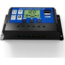 Schulzz Solar Güneş Paneli Akü Şarj Kontrol Regülatörü 10A-12V/24V