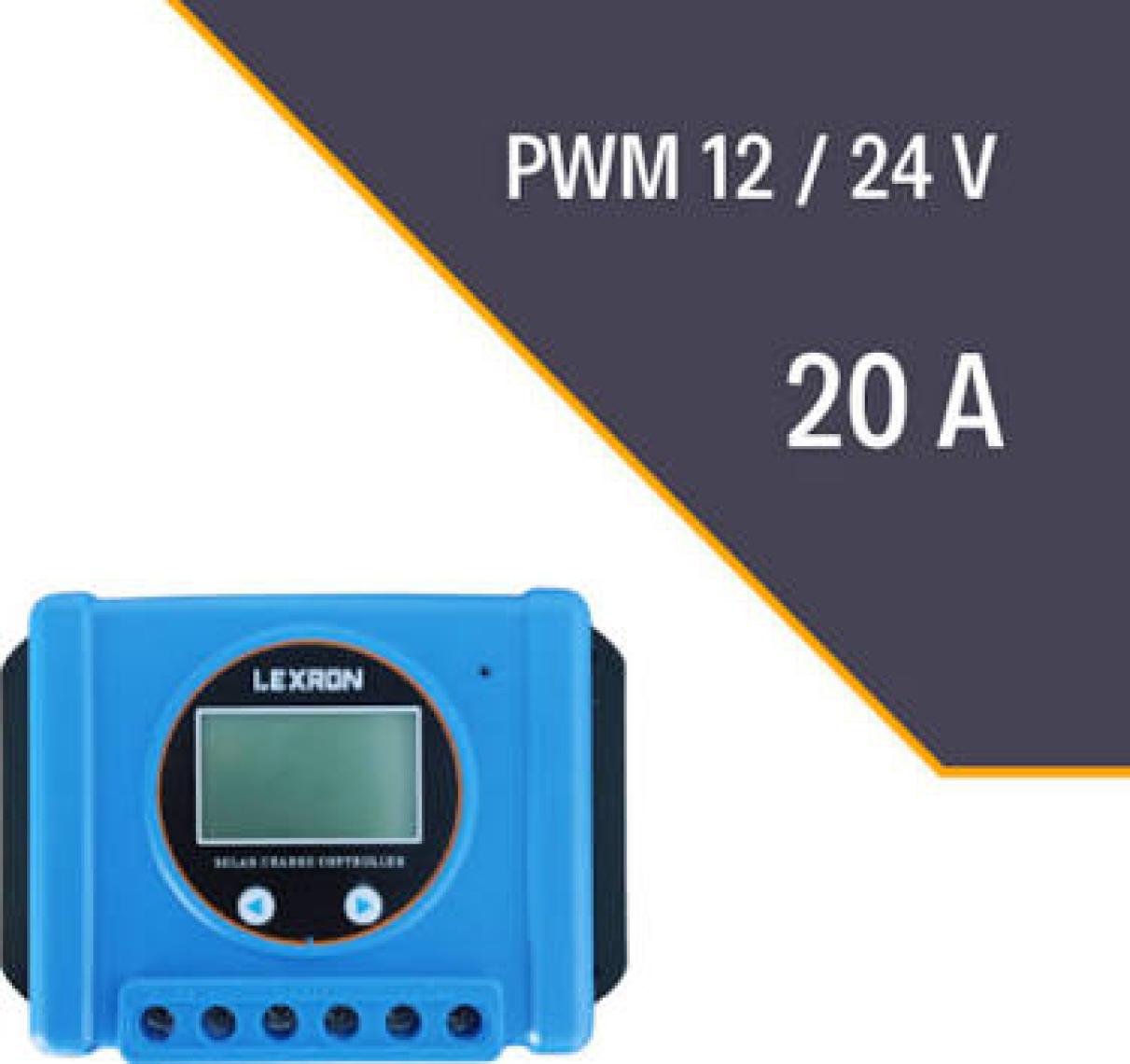 Lexron 20A Pwm Şarj Kontrol Cihazı
