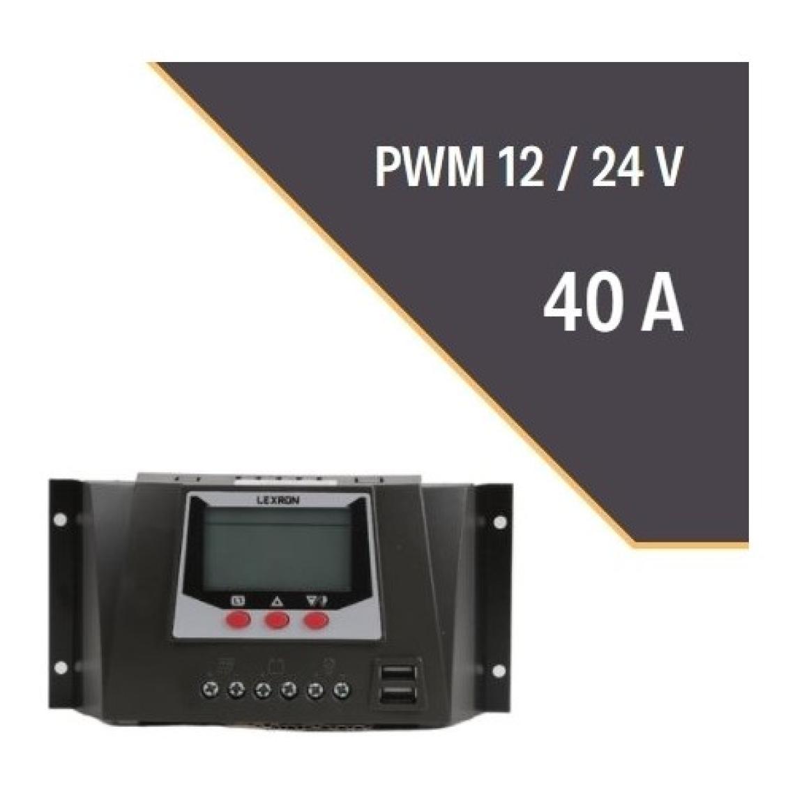 Lexron 40A Pwm Şarj Kontrol Cihazı