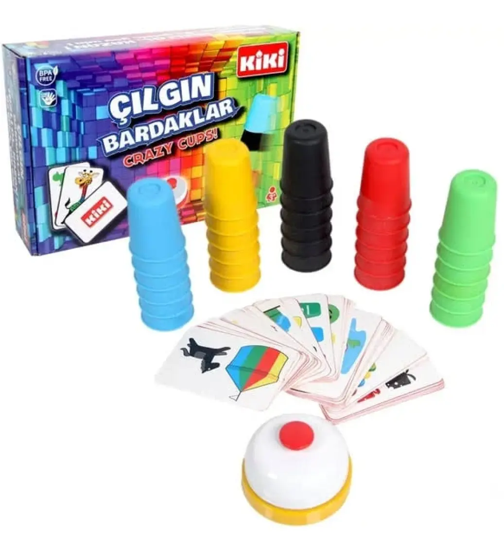 Kiki Çılgın Bardaklar Zeka Oyunu