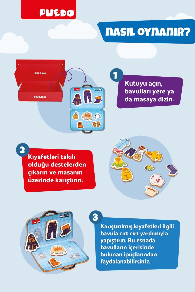 Puedo Bavulunu Topla Eşleştirme Oyunu