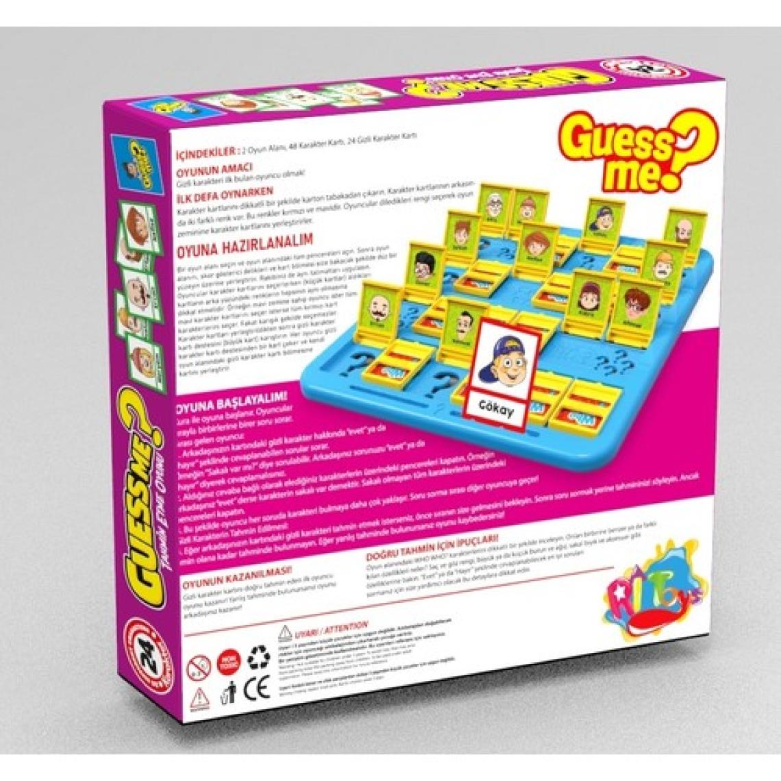 Ritoys Guess Me Bil Bakalım Kutu Oyunu