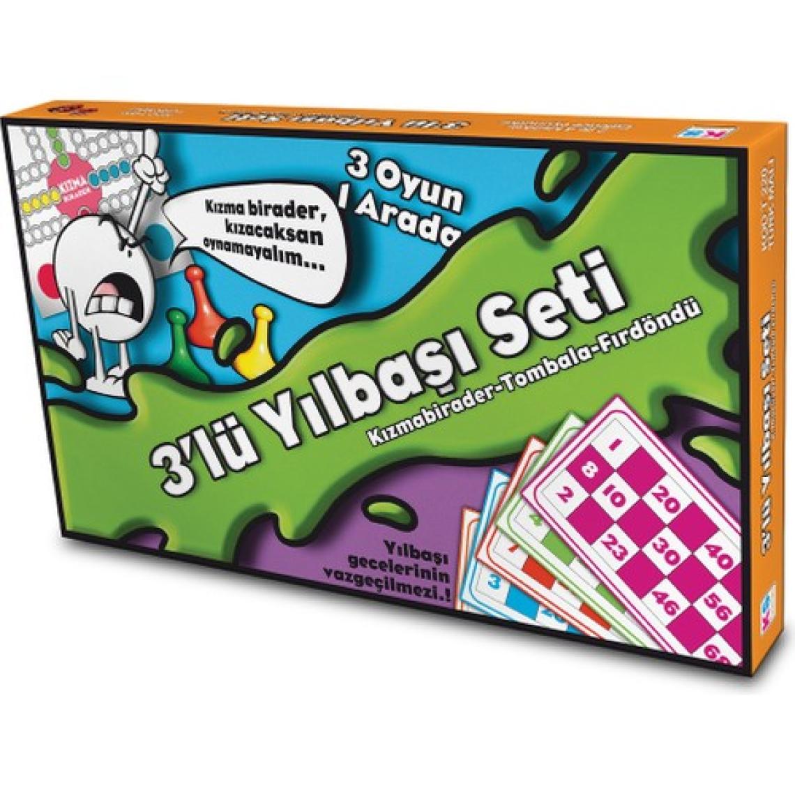 Ks Games Üçlü Yılbaşı Seti (Tombala + Kızmabirader + Fırdöndü)